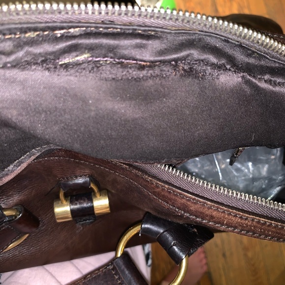 Yves Saint Laurent YSL Muse Oversized Brown Bag - Picture 6 of 8